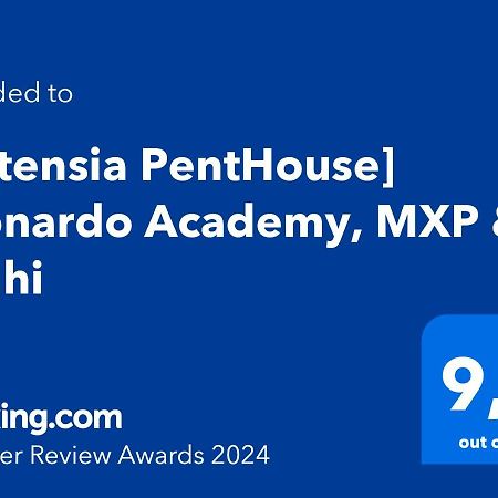 Ortensia Penthouse Leonardo Academy, Mxp & Laghi Sesto Calende Exterior photo