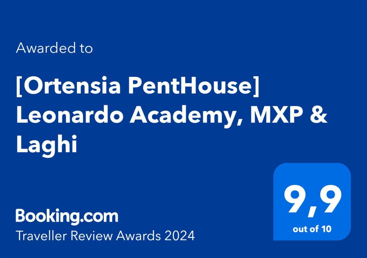 Ortensia Penthouse Leonardo Academy, Mxp & Laghi Sesto Calende Exterior photo